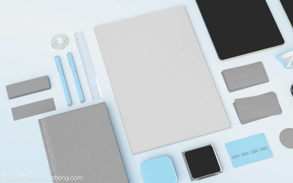 创新办公小玩意 3D设计样机模板引领办公用品新潮流