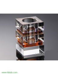 广州水晶制作,水晶酒店用品,办公用品,水晶摆件,水晶餐具